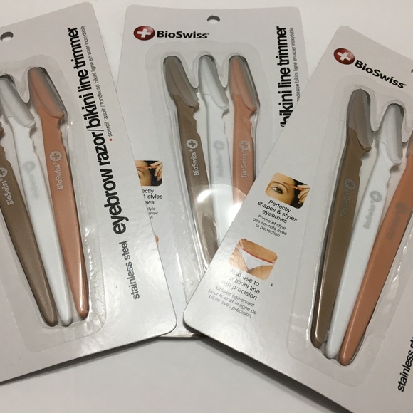 Two (2) Packs BioSwiss Eyebrow/Bikini Razors - Picture 4 of 8